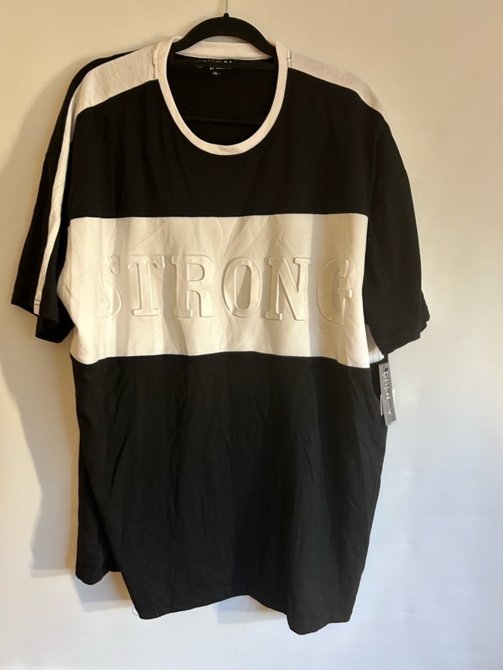 GALAXY BY HARVIC MENS BLACK AND WHITE GRAPHIC STYLE T-SHIRT SIZE 3XL NWTS